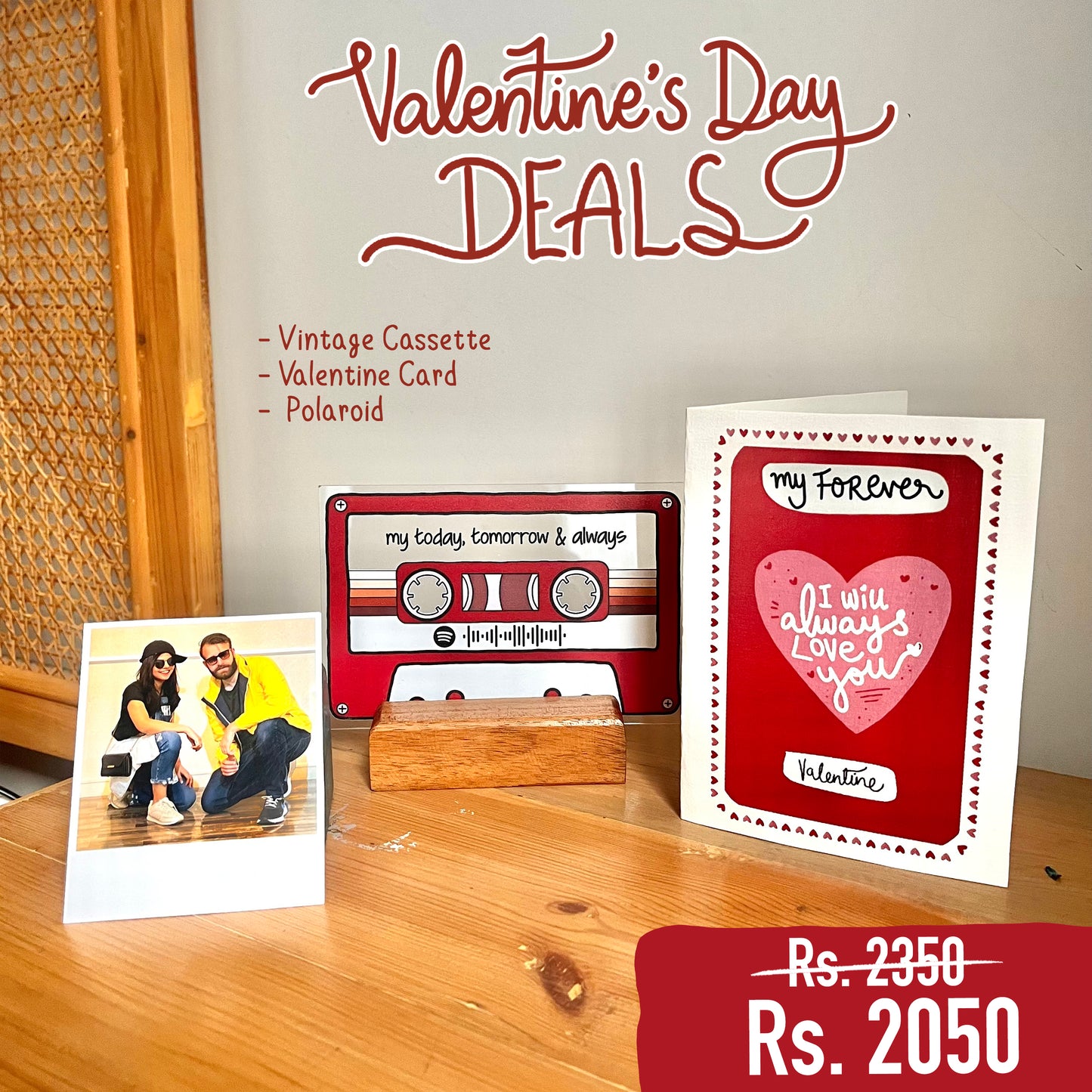 Deal 2 (Cassette, Valentine Card, Polaroid)