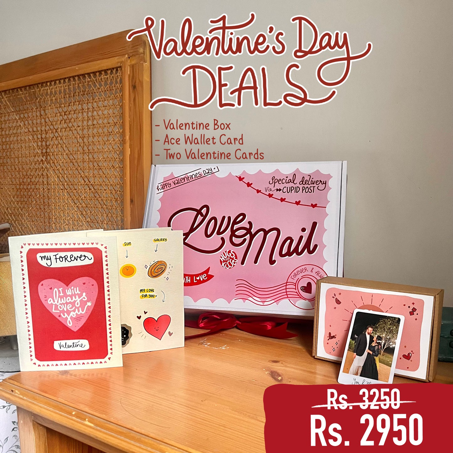 Deal 6 (Box, Wallet Card, Two Valentine Cards)