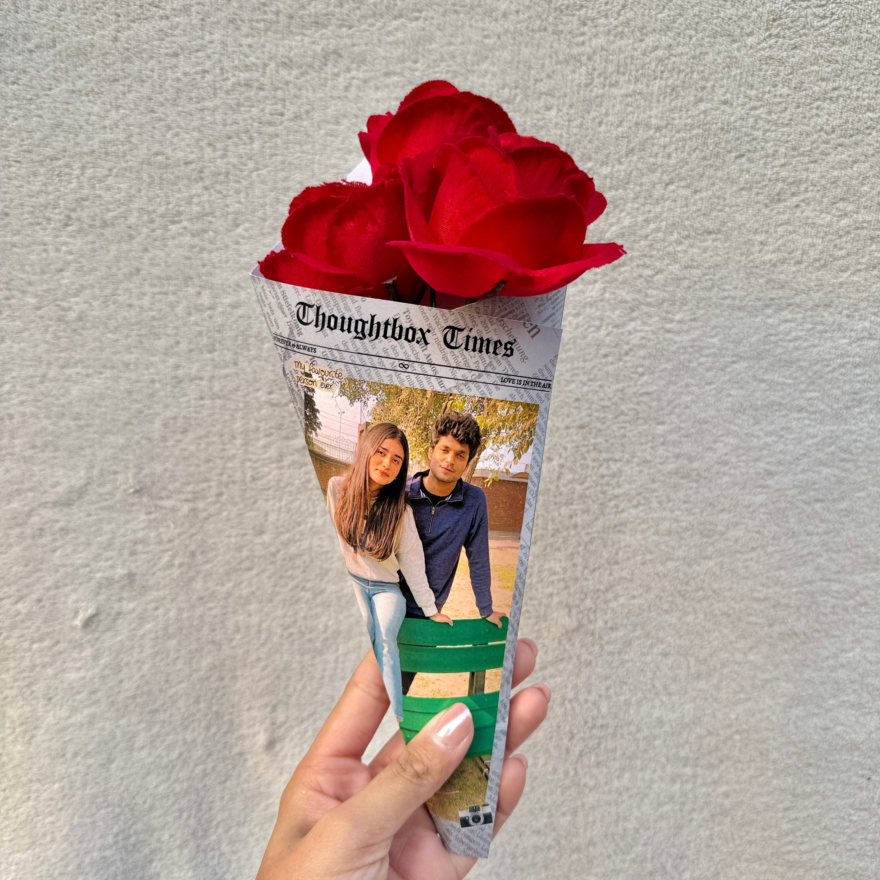 Newspaper Customisable Bouquet 💐
