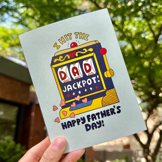 Dad Jackpot Card