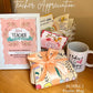 Teacher's Deluxe Basket: Frame + Mug + Tote bag + 2 Cards