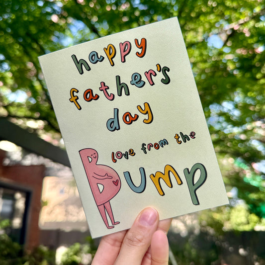 Love From The Bump Card