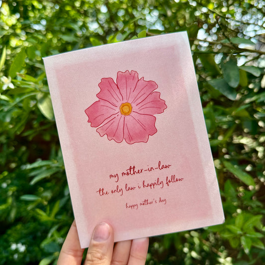 Mother In Law Card