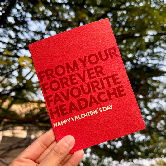 Favourite Headache Card