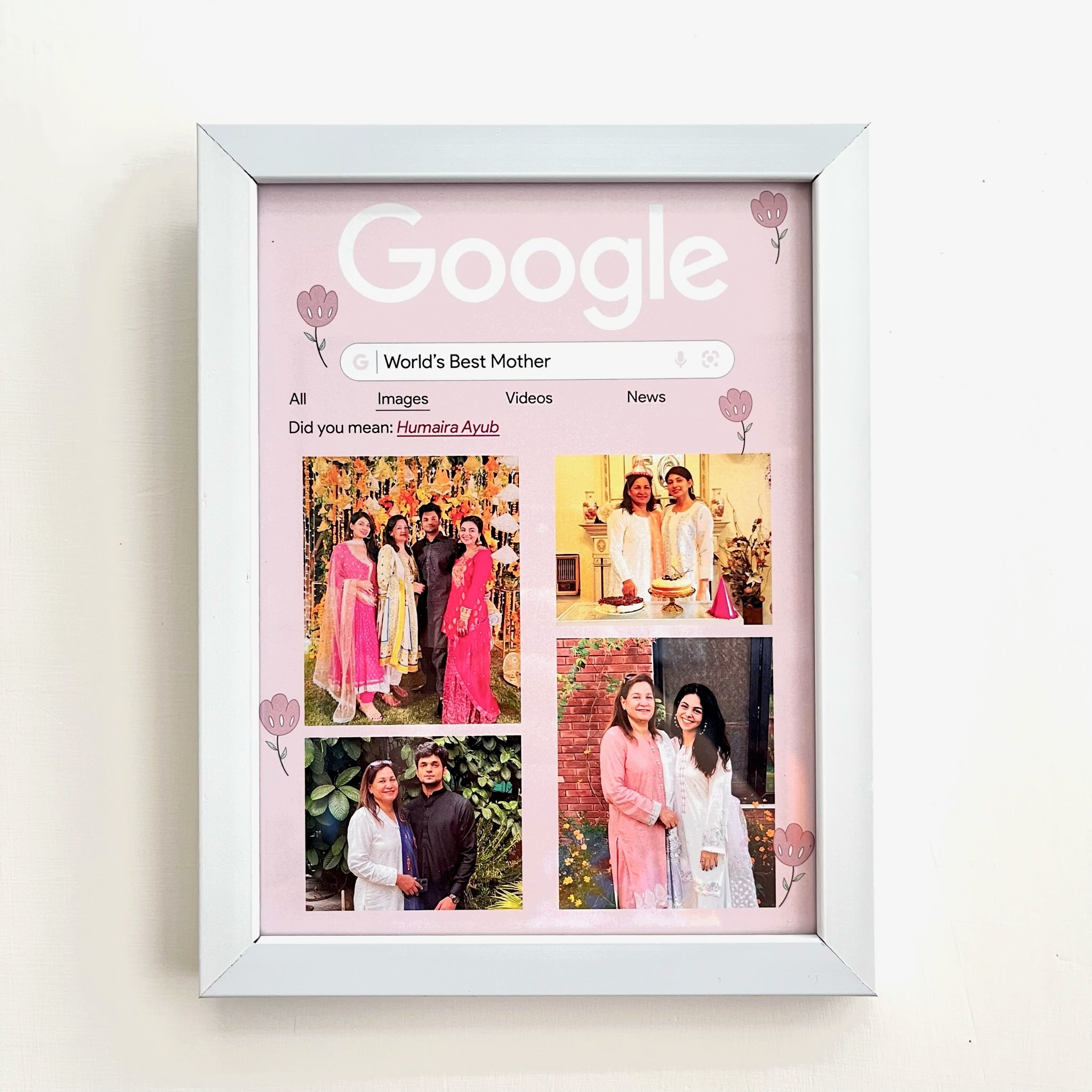 Google Frame Sample Google Frame - Customisable