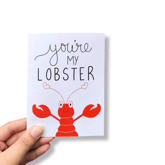 "You're My Lobster" Card