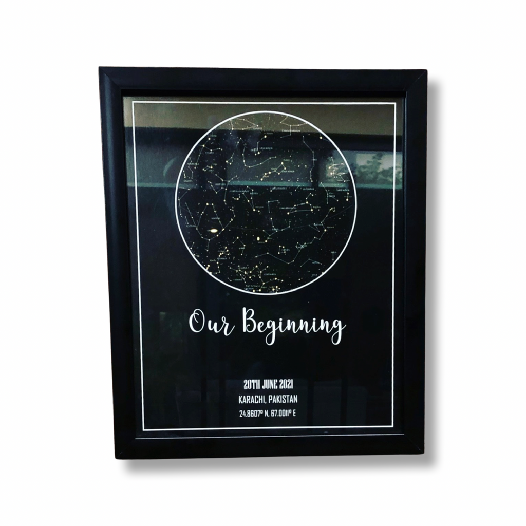 Star Map Frame