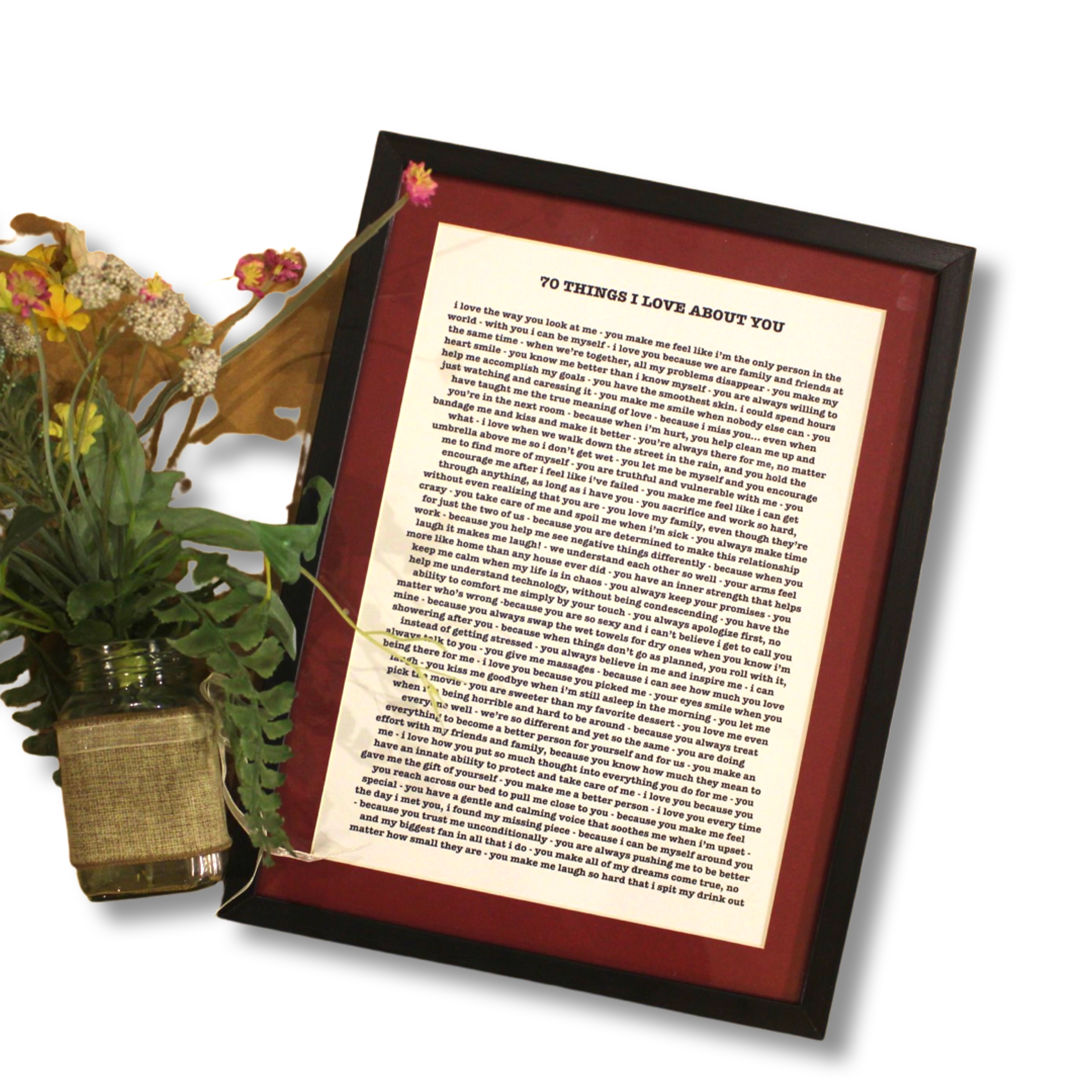 Letter Text Frame