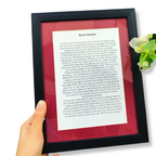 Letter Text Frame