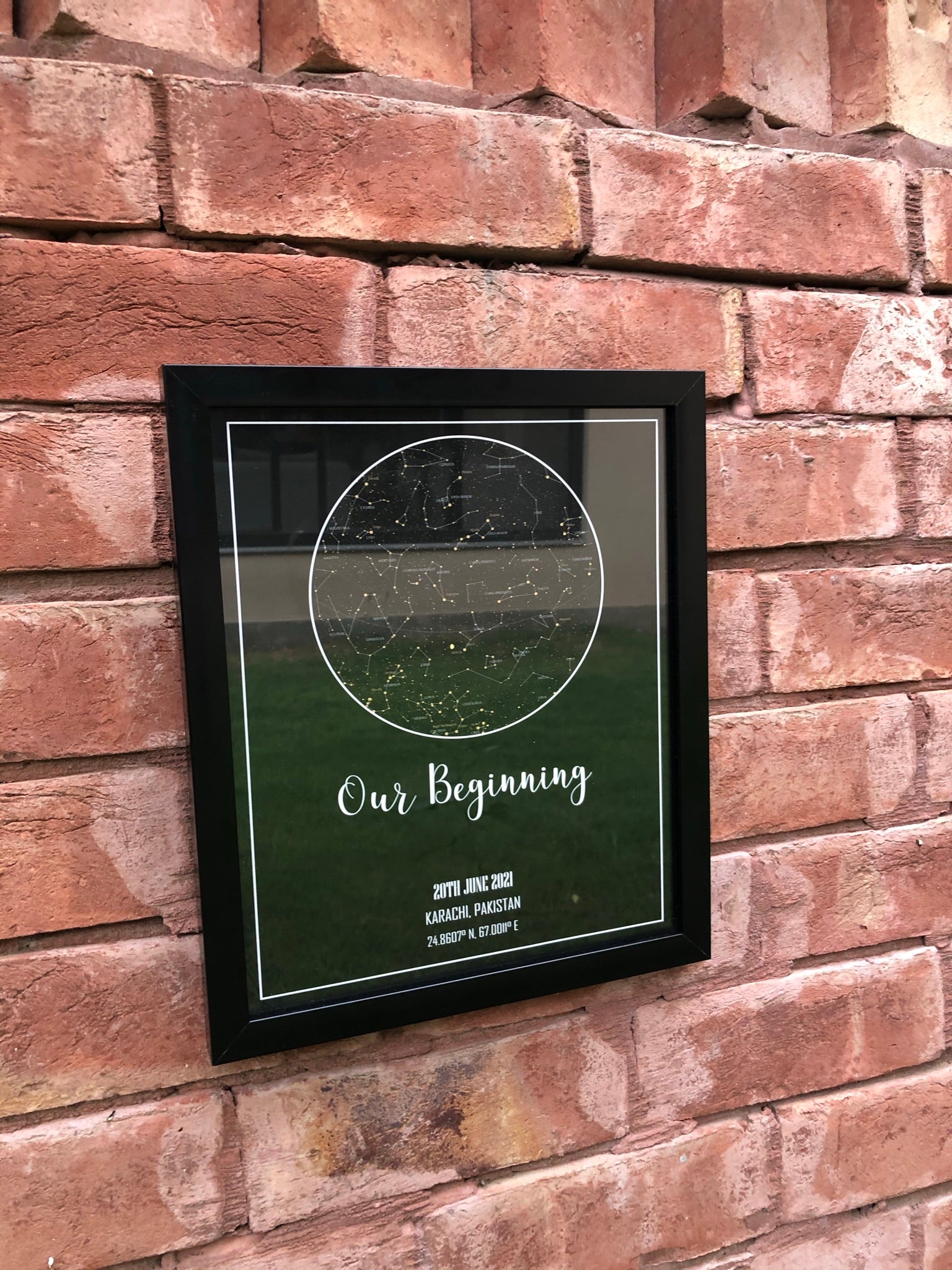 Star Map Frame