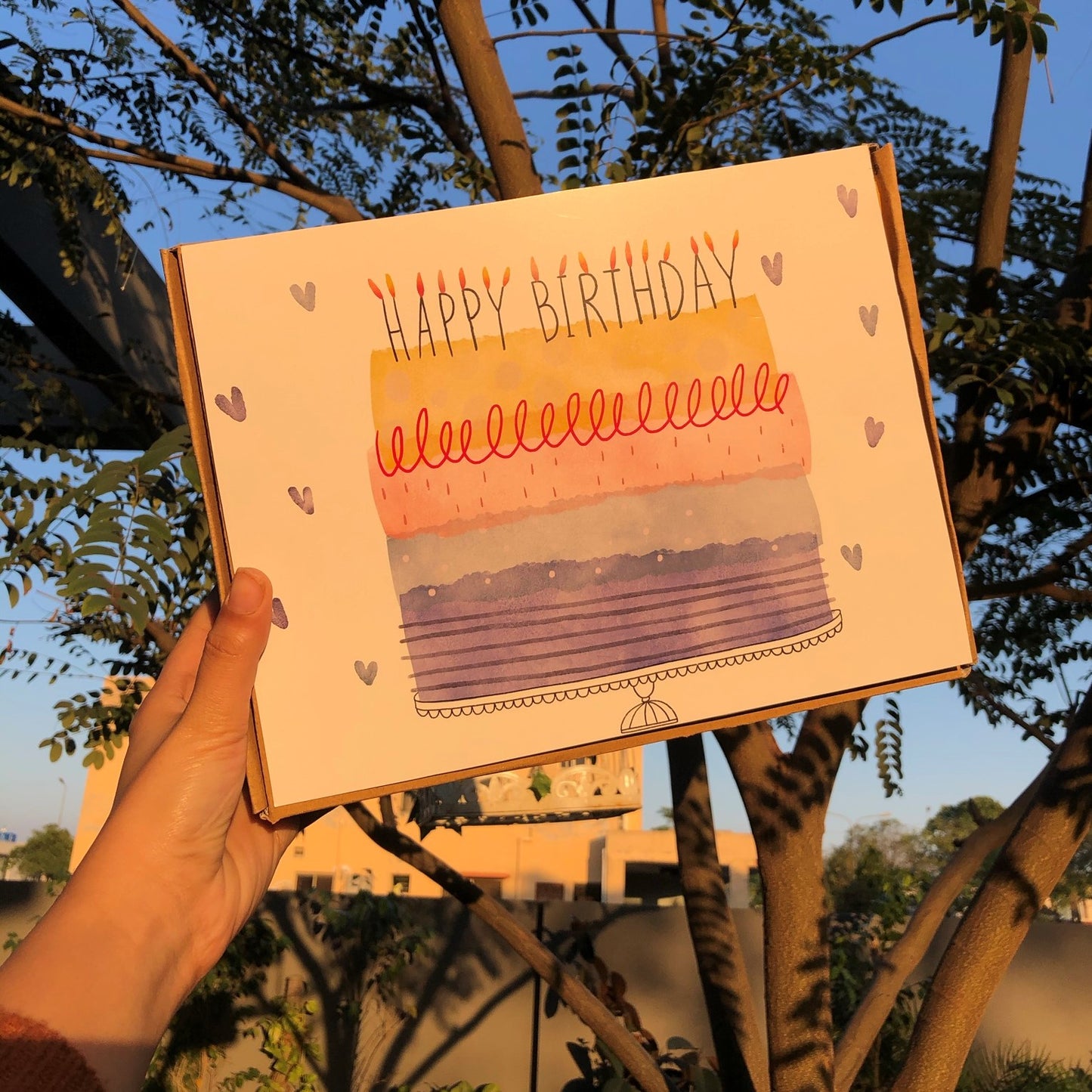 Funky Happy Birthday Box