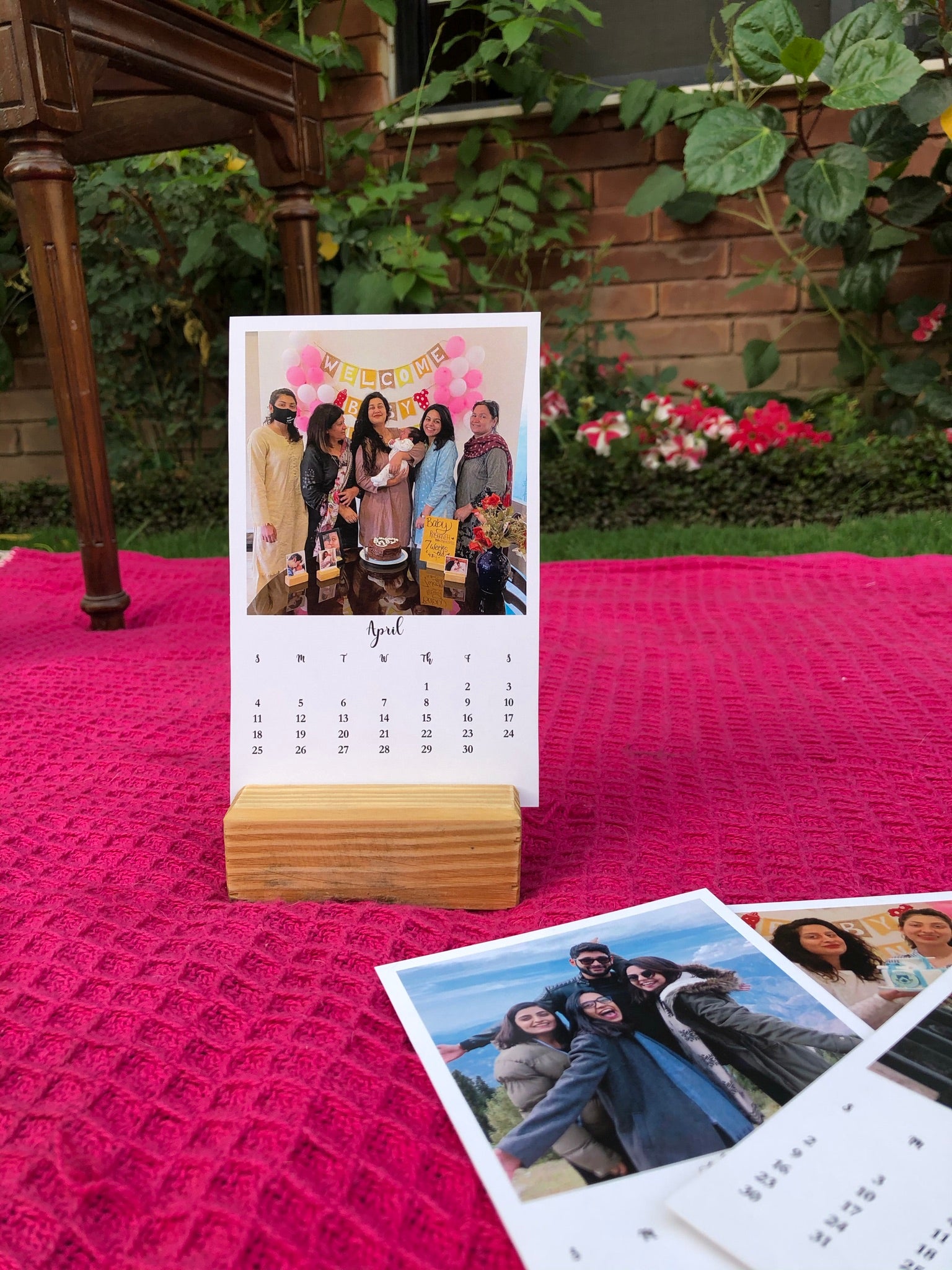 Year Calendar with Holder