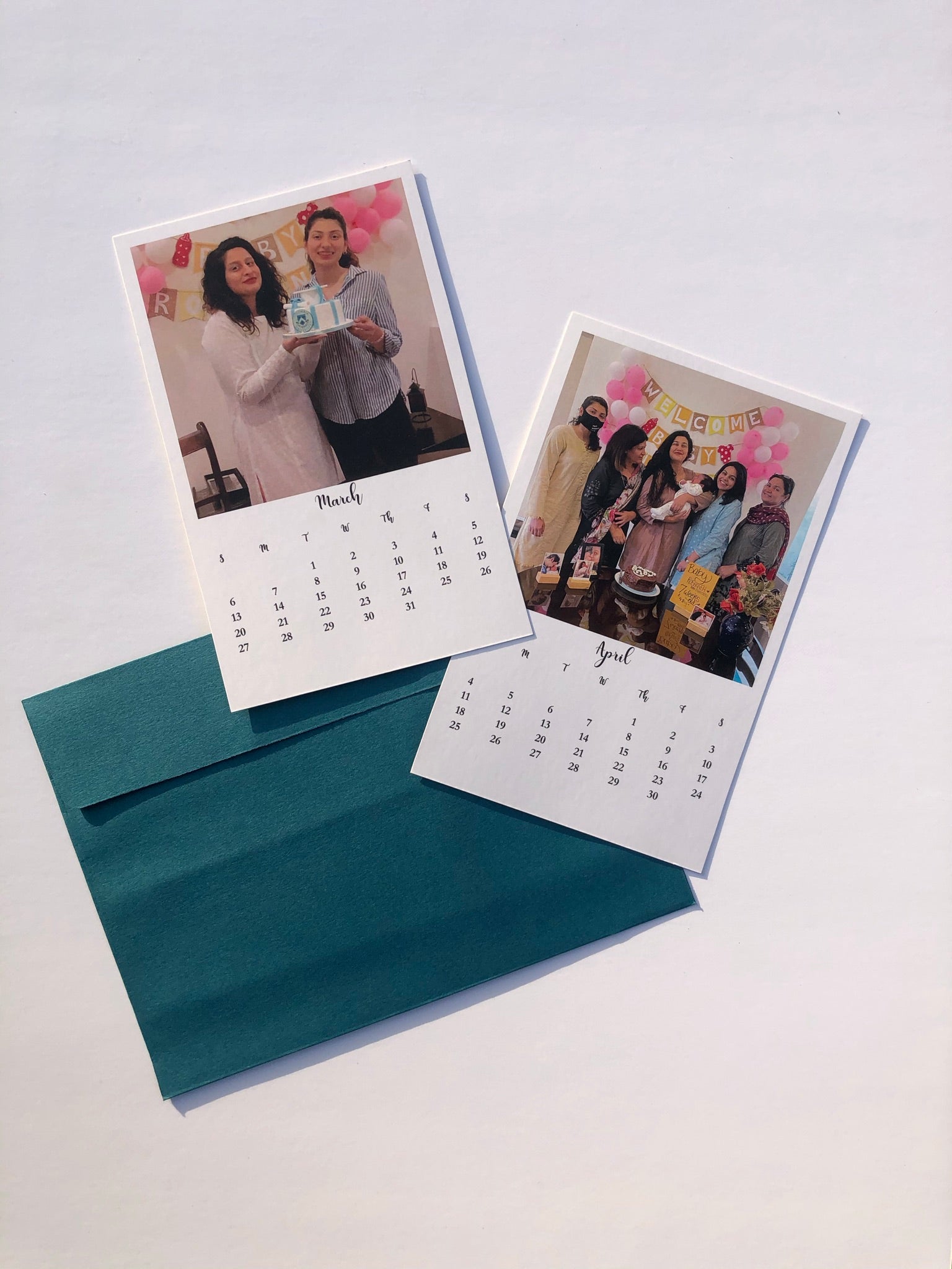 Year Calendar with Holder