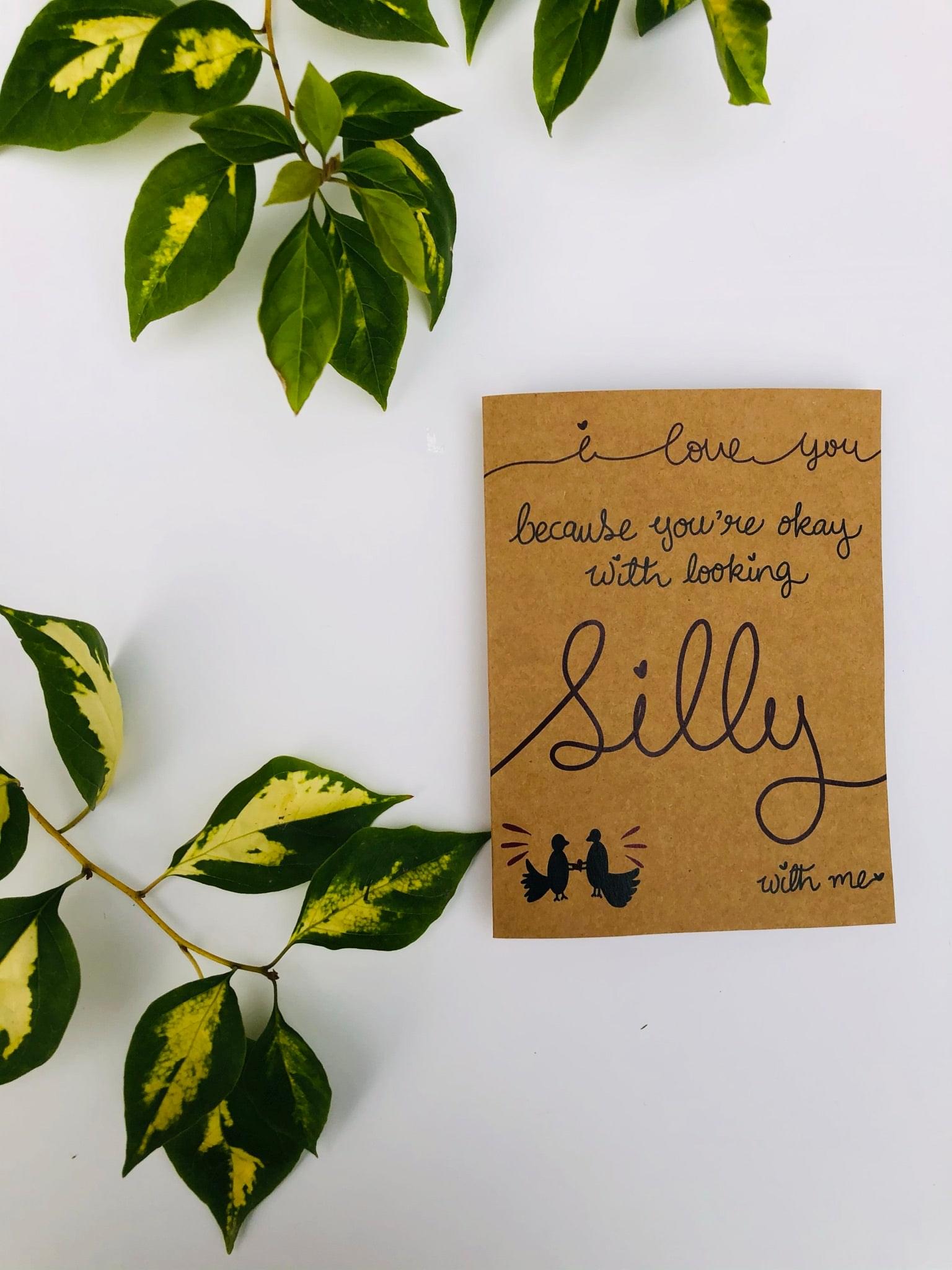 Love You Silly Card