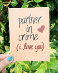 Partner in Crime Card
