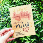 HBD My Butt Card