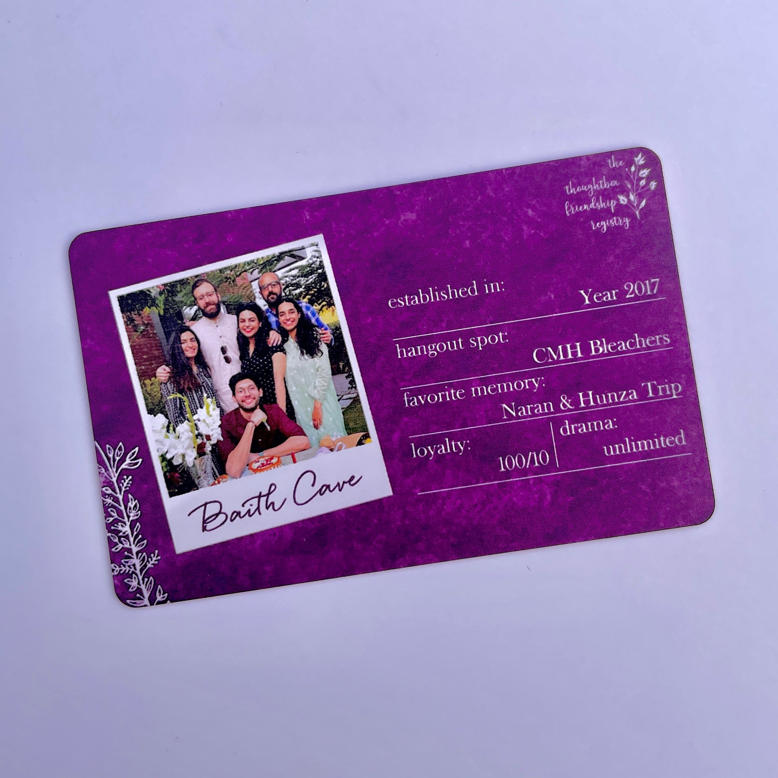 Friends Wallet Card